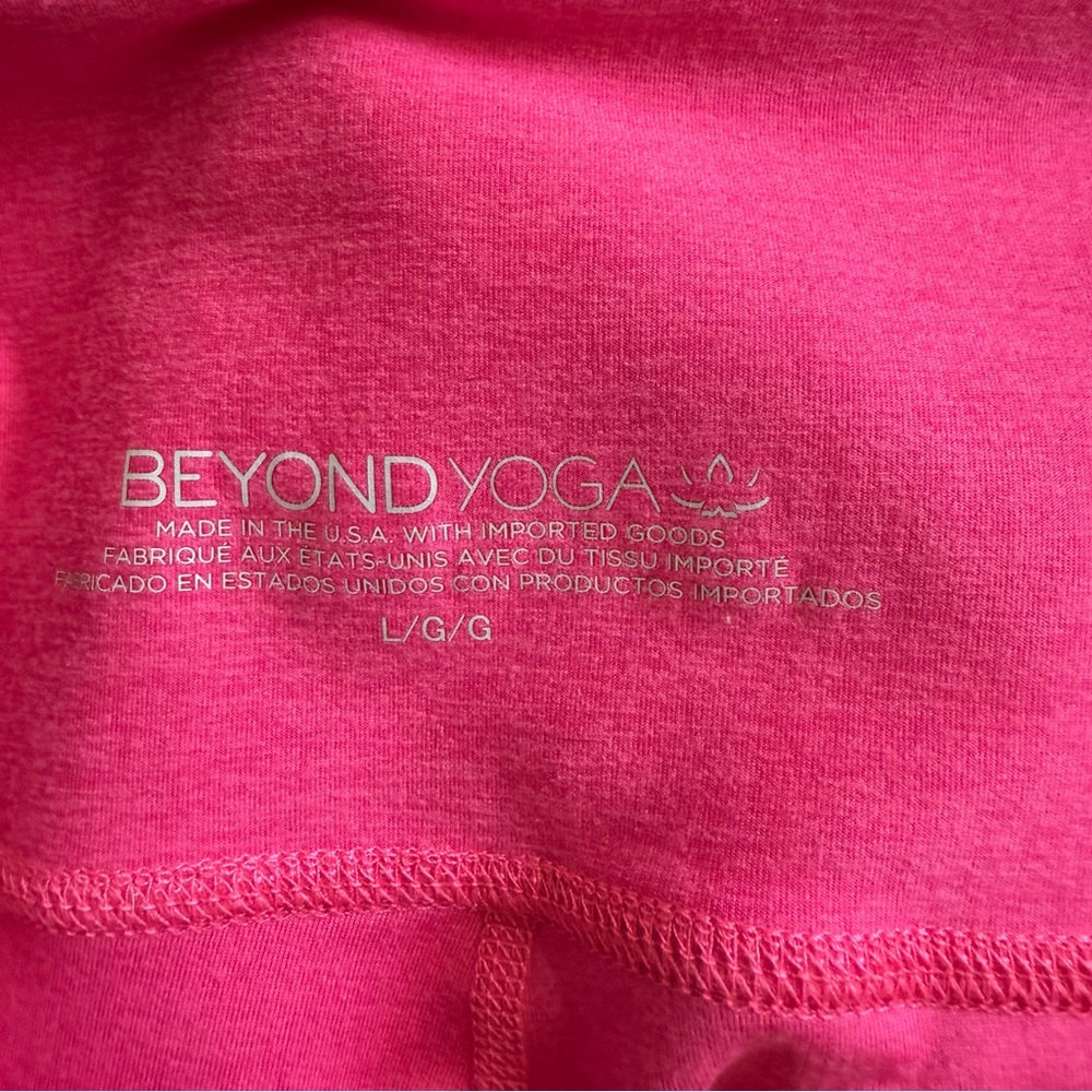 Beyond Yoga Large Spacedye Caught in the Midi High Waisted Leggings Vivid Pink - Picture 8 of 8